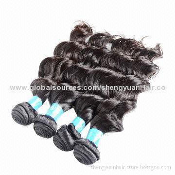 Double Drawn Virgin Peruvian Hair Extension in Natural Color